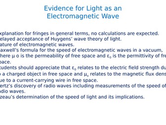 Turning Points - Light as an EM wave