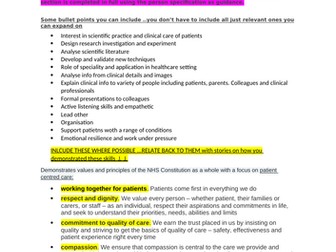 Scientist training programme application essay guide and examples - physiological science (STP NHS)