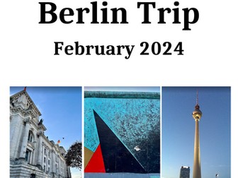 Berlin Trip Booklet