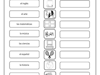 SPANISH - SCHOOL SUBJECTS  - LAS ASIGNATURAS