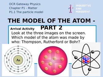 OCR Gateway GCSE Physics - The Particle Model