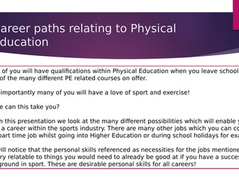 Physical Education related career pathways