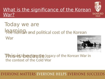 8145 - Conflict in Asia - The significance of the Korean War