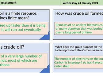 Topic 7 organic chemistry revision grid