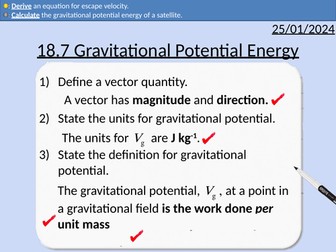 OCR A Level Physics: Gravitational Potential Energy