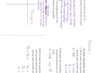 Circuits Revision Starter