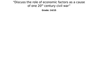 IB DP History Paper 2 sample / 20th Century Wars / Chinese Civil War