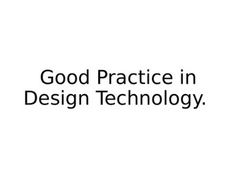 Good Practise in DT CPD