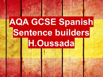 AQA Viva GCSE Sentence Builders