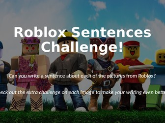 ROBLOX SPAG GPS writing challenge KS2