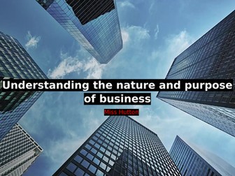 AQA BUSINESS PP UNIT 1