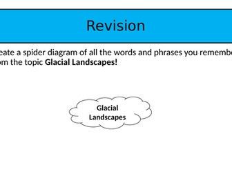 Glacier Revision Year 9