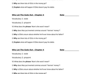 Chapter 4 Who Let The Gods Out Guided Reading