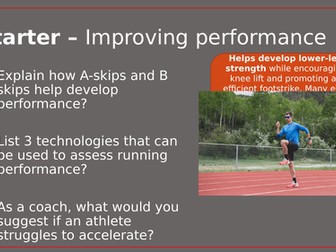 Lesson 5 - 30m Sprint Practical