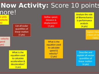 Lesson 6 - Acceleration and Deceleration