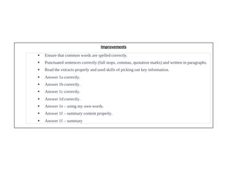 KS3- Cambridge style - Questions