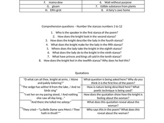 La Belle Dame Sans Merci