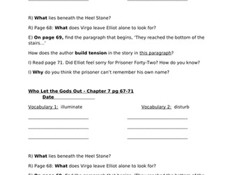 Chapter 7 Who Let The Gods Out Guided Reading