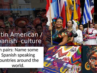 Culture day - Latin/Spanish Culture