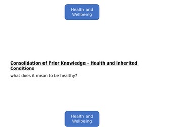 Health and Inherited Conditions