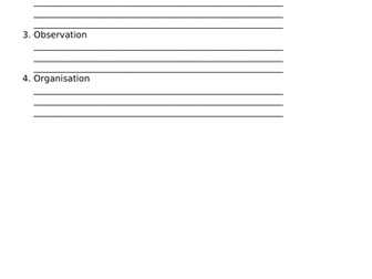 The 6 C's - BTEC Health and Social Care Component 2