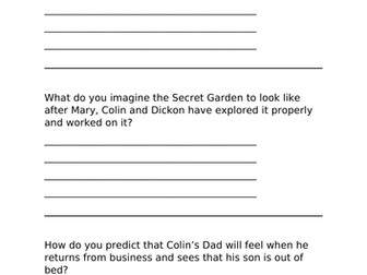 Making Predictions - Secret Garden