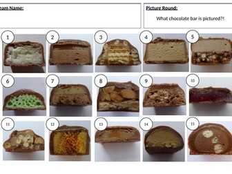 Chocolate Picture Quiz - answers in description
