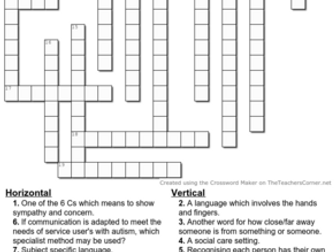 R032 Revision Key Word Crossword