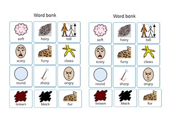 Adjectives lesson describe the bear - We are going on a bear hunt.