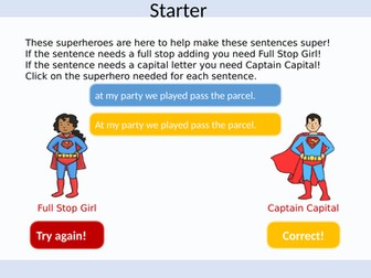 Writing sentences with adjectives - We are going on a bear hunt.