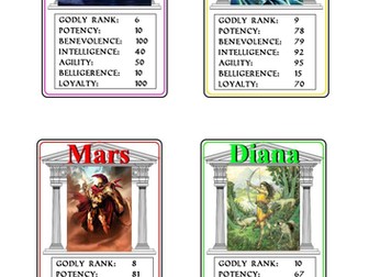 Roman Gods - Top Trumps