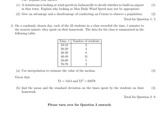 Edexcel Applied 1 Chapter 1,2,3 and 4 Unit Test - Data Processing and Representation