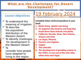 2. AQA GCSE Challenges for Development in the Western Desert