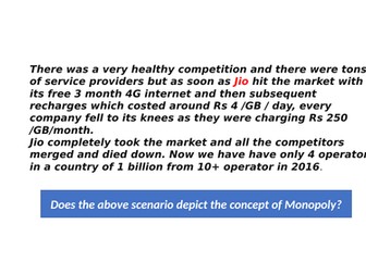 Oligopoly - Edexcel IGCSE