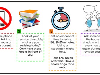 Revision Top Tips Card