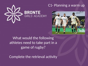 BTEC Sport-Level 2 Component 1- Learning Aim C