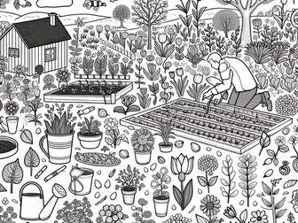 Errol's Garden Colouring sheet