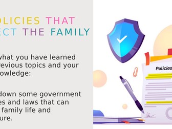 Family and sociology policy Sociology