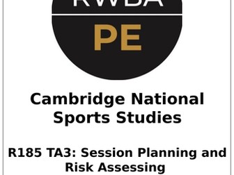 Cambridge National Sports studies R185 TA3 Pupil Guide