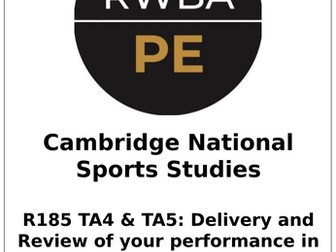 Cambridge National Sports studies R185 TA5 Pupil Guide