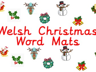 Christmas Welsh Language Mats