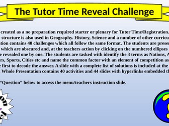 The Tutor Time Reveal Challenge