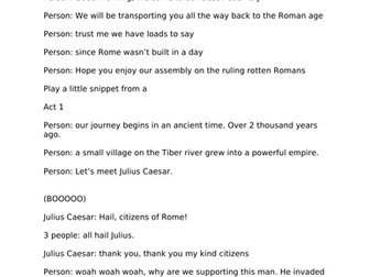 Romans class assembly script