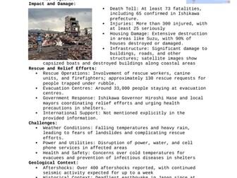 Japan Earthquake 2024