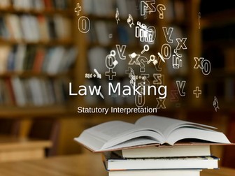 Statutory Interpretation