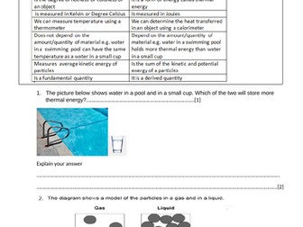 Transfer of thermal energy