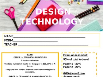 AQA ALEVEL PAPER 1 Student Theory booklet matches Hodder Education Textbook