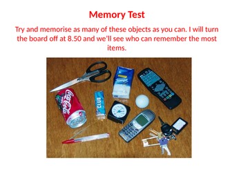 Morning dash activities for Year 6