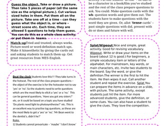 Year 6 warm up activities