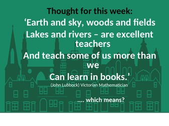 Winter.Spring Thought of the Week